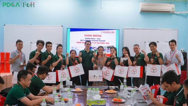 Đoàn doanh nghiệp PDCA tham quan và học tại Đại Đồng Tiến