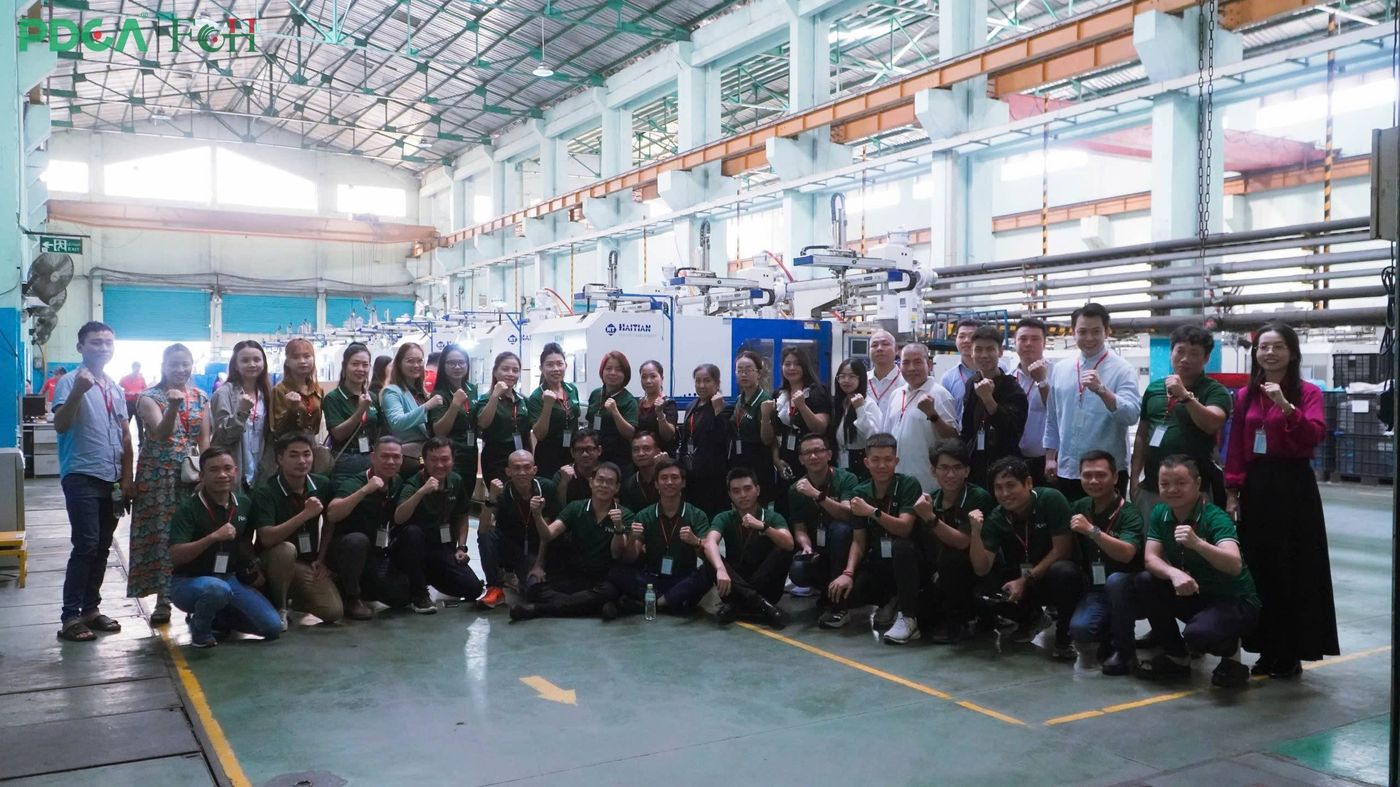 Đoàn doanh nghiệp tham quan nhà máy Đại Đồng Tiến